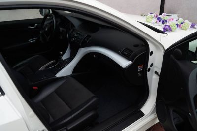 Samochód do ślubu - Łyczanka biały Honda accord type s 2,5